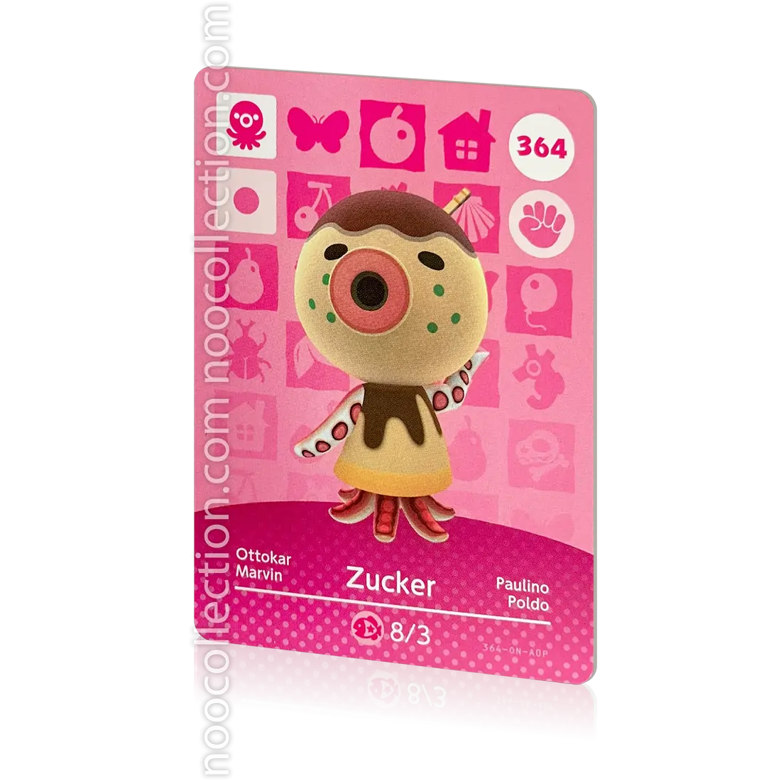 ZUCKER Amiibo online Card #364 Animal Crossing New Horizons