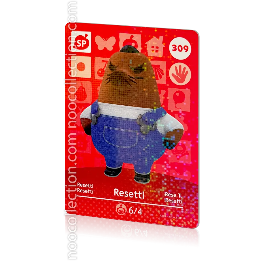Animal Crossing Amiibo Card - Resetti #309 Series 4 - Mint, Never Scanned Animal Crossing Amiibo Card - Resetti #309 Series 4 - Mint, Never Scanned