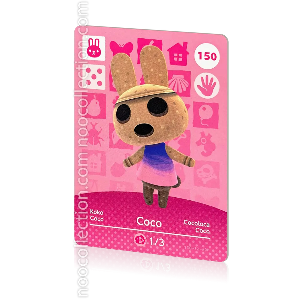Amiibo Toys Animal Crossing Coco Amiibo Card Amiibo Animal
