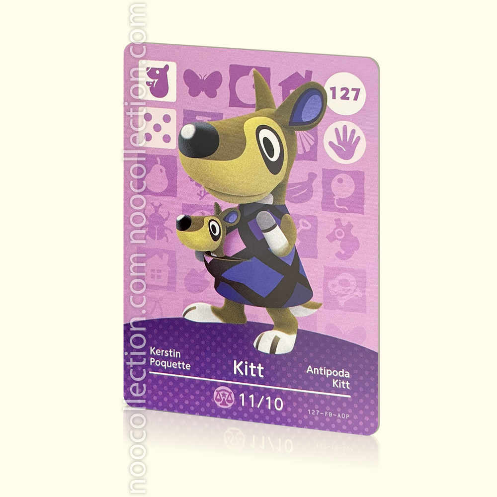 Carte Amiibo Animal Crossing - 103 - blaise / KICKS [EUR] Série 2